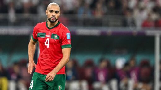 0 Sofyan Amrabat of Morocco