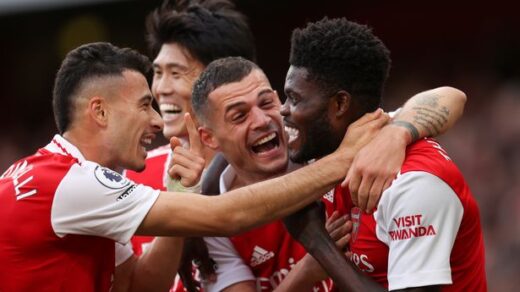 2 Thomas Partey Granit Xhaka Gabriel Martinelli Takehiro Tomiyasu and Arsenal