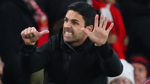 0 Mikel Arteta anger for Arsenal against Newcastle