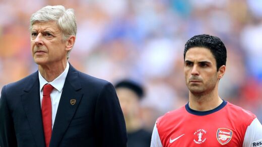 Arsene Wenger Mikel Arteta Arsenal F365 1