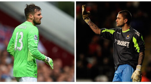 Carl Jenkinson Henri Lansbury West Ham goalkeepers