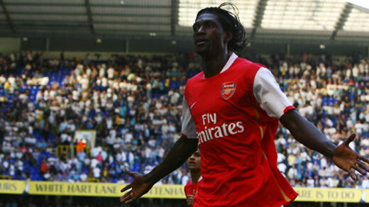 Emmanuel Adebayor Arsenal v Tottenham 2006