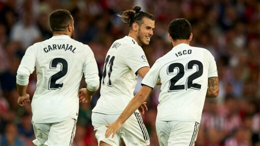 Gareth Bale Isco Dani Carvajal Real Madrid