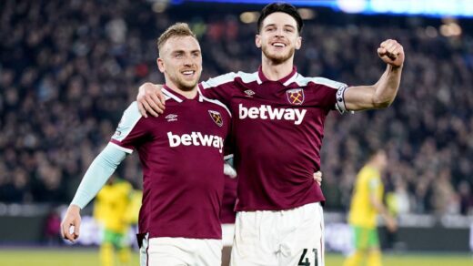 Jarrod Bowen Declan Rice West Ham F365