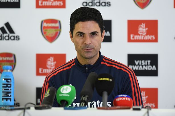 0 Mikel Arteta press conference Arsenal vs Everton