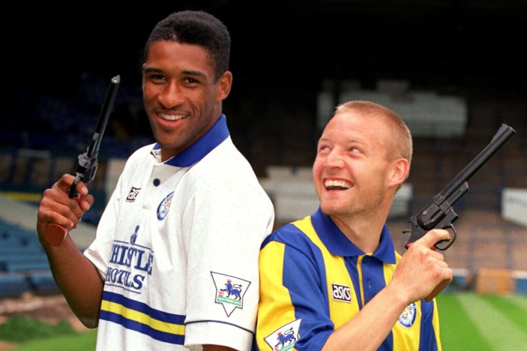 Brian Deane David Batty Leeds United