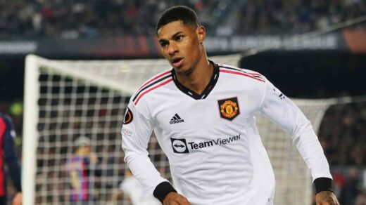 Man United striker Marcus Rashford