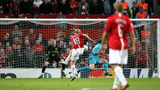 Paul Scholes Manchester United Barcelona goal