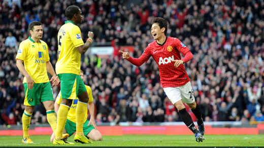 Shinji Kagawa Manchester United Norwich City