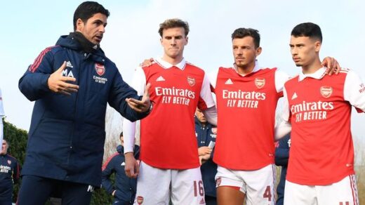 0 Mikel Arteta Arsenal behind closed doors friendly