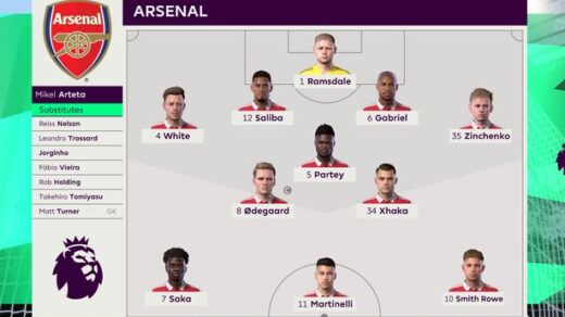 0 arsenal xi