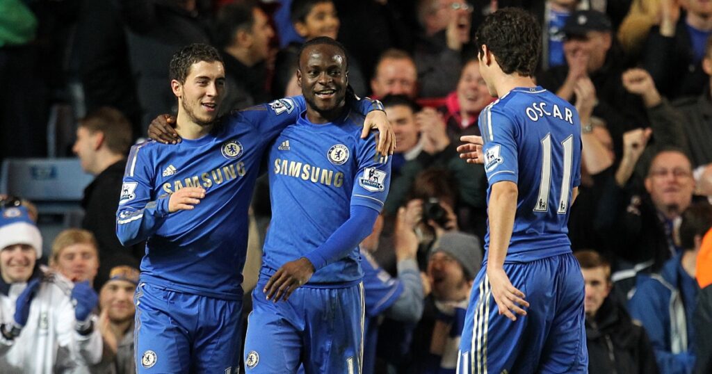 Eden Hazard Oscar Victor Moses Chelsea