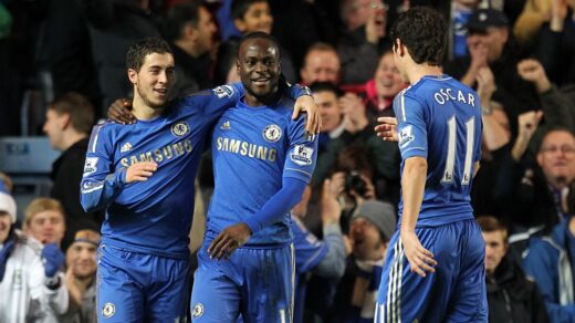 Eden Hazard Oscar Victor Moses Chelsea