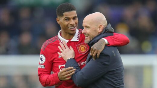 Marcus Rashford Erik Ten Hag Man Utd