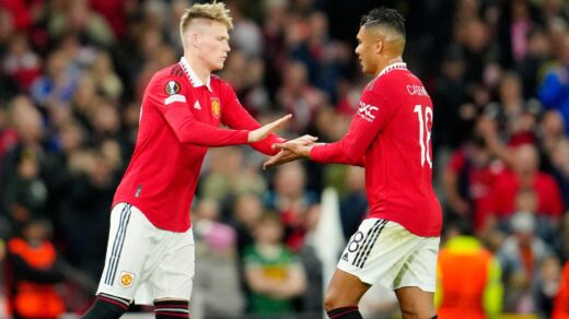 Scott McTominay Casemiro Man Utd