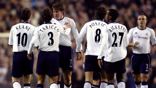 Tottenham 2003 Anderton Keane Postiga Taricco