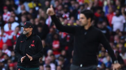 0 Klopp and Arteta