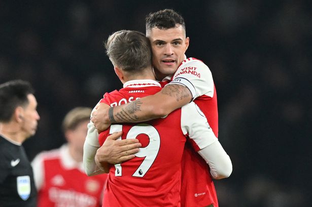 0 Xhaka and Trossard