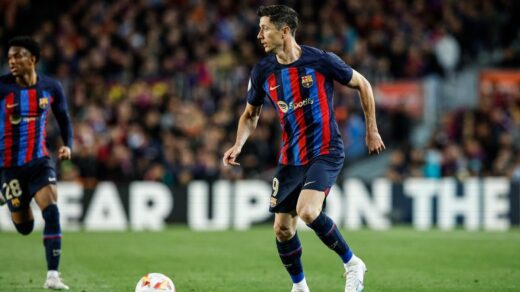 robert lewandowski soccer barcelona getty images